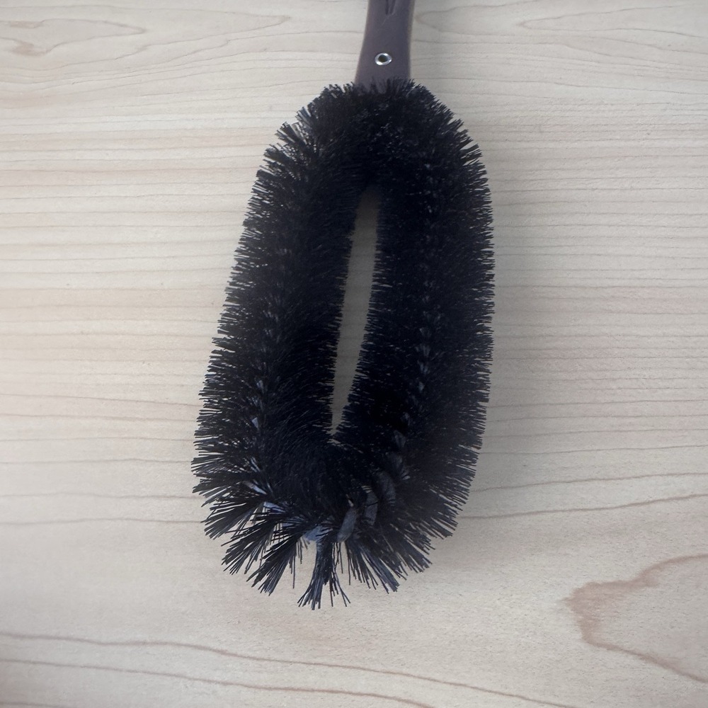 Vintage Stanley Home XL 10" Lint Clothes Suit Brush Brown Handle Black‎ Bristles - Picture 4 of 5